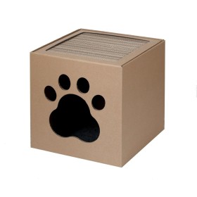 Scratching Post for Cats Carton+Pets Netti Bronze Cardboard 35