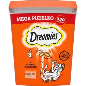 Snack para Gatos Dreamies Mega 2 x 350 g Pollo Queso 350 g