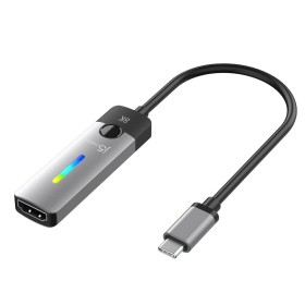 Adaptador USB-C a HDMI j5create JCA157-N Negro Gris 10 cm