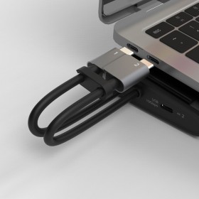 Hub USB j5create JCD552-N Negro/Plateado