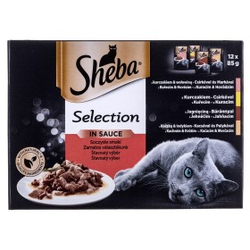 Comida para gato Sheba Selection in Sauce Frango Peru Vitela