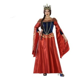 Disfraz para Adultos 113916 Rojo Azul marino Reina Medieval