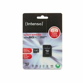 Tarjeta de Memoria Micro SD con Adaptador INTENSO 3413490 64 GB