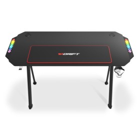 Desk Gaming DRIFT DRDZ175RGB Black 120 x 60 cm
