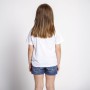 T shirt à manches courtes Enfant Stitch Blanc
