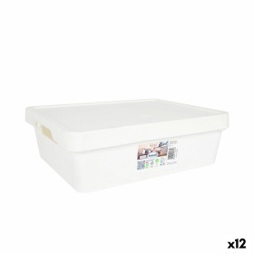 Aufbewahrungsbox mit Deckel Tontarelli Maya Weiß 9,2 l 36 x 28