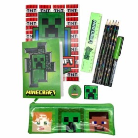 Set de Papelaria Minecraft 29,5 x 25 x 3 cm 12 Peças