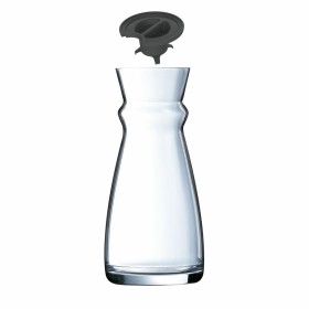 Botella Arcoroc Fluid Transparente Ancha Tapa Vidrio (1L)