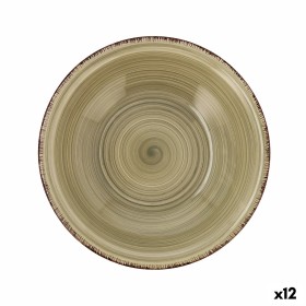 Suppenteller Quid Natura Vita aus Keramik grün (ø 21,5 cm) (12