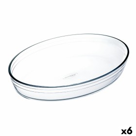 Oven Dish Ô Cuisine Ocuisine Vidrio Oval Transparent Glass 35 x