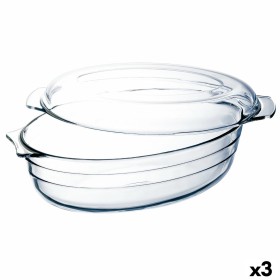 Serving Platter Ô Cuisine Ocuisine Vidrio With lid 3 L 1,1 L