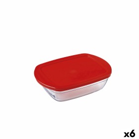 Rectangular Lunchbox with Lid Ô Cuisine Cook & Store Red 1,1 L