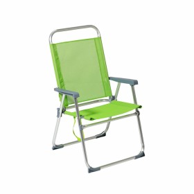 Cadeira de Praia 22 mm Verde Alumínio 52 x 56 cm (52 x 56 x 92
