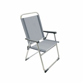 Cadeira de Praia 22 mm Cinzento Alumínio 52 x 56 cm (52 x 56 x