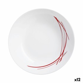 Assiette creuse Arcopal Domitille Bicolore verre (20 cm) (12