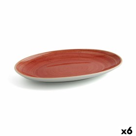 Fuente de Cocina Ariane Terra Ovalado Cerámica Rojo (Ø 32 cm)