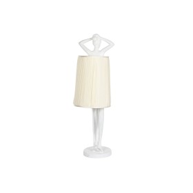 Lámpara de Pie Home ESPRIT Blanco Resina 50 W 220 V 46 x 41 x