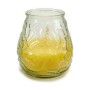 Vela Perfumada Amarillo Transparente Citronela 9 x 9,5 x 9 cm