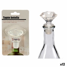 Airtight bottle cap Transparent 4,5 x 14,5 x 8,5 cm Diamond (12