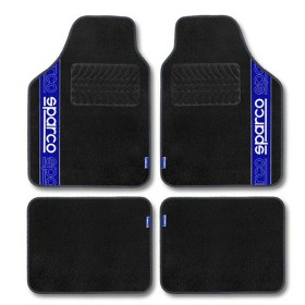 Auto-Fußmatten-Set Sparco F510 Teppich Universal Schwarz Blau 4