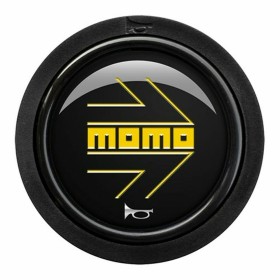 Horn button for steering wheel Momo MOMHOARW10BLKYEF Black 10
