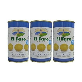 Oliven El Faro Gefüllt mit Sardellen (3 x 50 g)