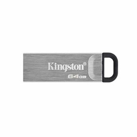 Memoria USB Kingston DTKN/64GB 64 GB Plata