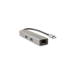 Hub USB CoolBox Hub miniDOCK4 USB-C Gris