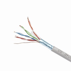 Cable de Red Rígido UTP Categoría 6 GEMBIRD CAT5e FTP 100m Gris