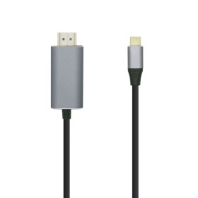 Cable USB-C a HDMI Aisens Negro 80 cm 4K Ultra HD