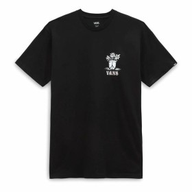 Camiseta de Manga Corta Hombre Vans Peace Head Negro M