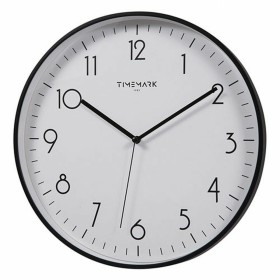 Reloj de Pared Timemark Negro (30 x 30 cm)