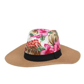 Sombrero Rosa Flores