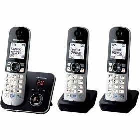 Teléfono Inalámbrico Panasonic KX-TG6823 Blanco Negro