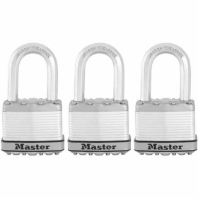 Cadeado com chave Master Lock (3 Unidades)