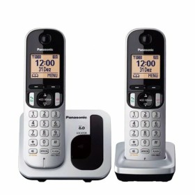 Teléfono Inalámbrico Panasonic KX-TGC212 (2 pcs) Ambar Plateado