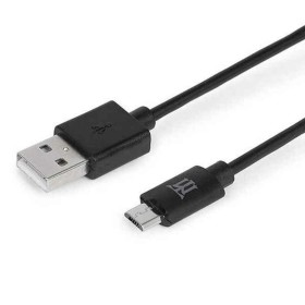Cable USB a micro USB Maillon Technologique MTBMUB241 Negro 1 m