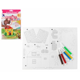 Paper Craft games 3D Colouring Puzzle