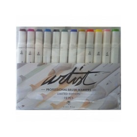 Felt-tip pens Alex Bog Professional Multicolour 12 Pieces