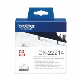 Bande continue de papier thermique Brother DK-22214 12 x 30,48