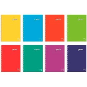 Cuaderno Pacsa Multicolor A4 4 Piezas Microperforado