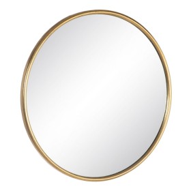 Espejo de pared Dorado Cristal Hierro 91 x 3 x 91 cm