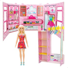Playset Barbie Fashion Boutique 9 Piezas 6,5 x 29,5 x 3,5 cm