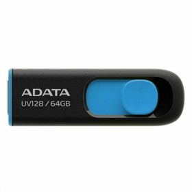 Clé USB Adata 64GB DashDrive UV128 Bleu Noir 64 GB