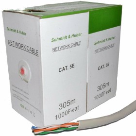 Cable Ethernet LAN GEMBIRD UPC-5004E-SOL 305 m Gris