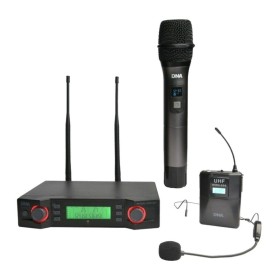 Microfones sem fio (pack de 2) DNA Professional VM Dual Vocal