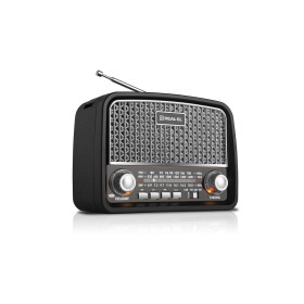 Radio Real-El EL121800006 Negro Plateado