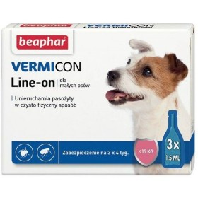 Antiparásitos Beaphar Vermicon Line-On S 3 x 1,5 ml