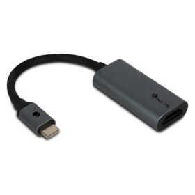 USB C to HDMI Adapter NGS NGS-HUB-0055 Grey 4K Ultra HD Black