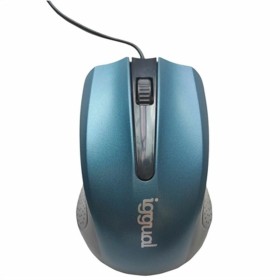 Mouse iggual ERGONOMIC-RL 800 dpi Blau Schwarz/Blau